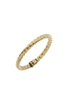 Bony Levy 14k Gold Textured Stacking Ring In Yellow Gold
