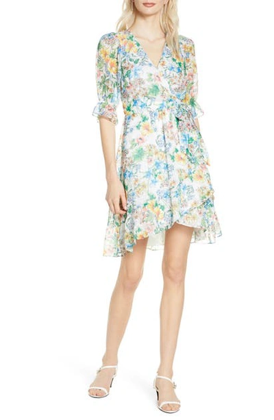 Ali & Jay Garden Strolls Wrap Dress In Botanical Floral