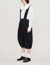 COMME DES GARCONS GIRL Strappy wide-leg wool jumpsuit