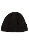 GUCCI INTERLOCKING LOGO COTTON BEANIE,6121154G111