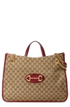 GUCCI LARGE 1955 HORSEBIT ORIGINAL GG CANVAS CONVERTIBLE TOTE,623695GY5OG