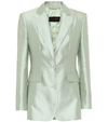 MAX MARA OMAR COTTON AND SILK BLAZER,P00449273