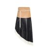 STAND STUDIO AMELIA LEATHER MIDI SKIRT,P00457944