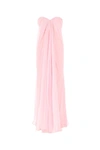 ALEXANDER MCQUEEN ALEXANDER MCQUEEN STRAPLESS DRAPED MAXI DRESS