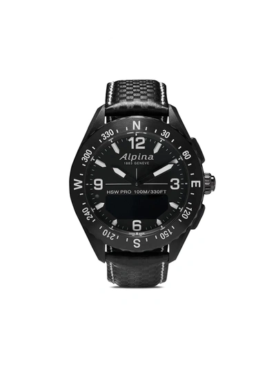 Alpina Alpinerx Smartwatch 45mm In Black