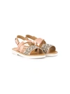 BABYWALKER BEADED STRAP SANDALS