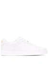 Tory Burch Women's Howell Lace Up Sneakers In White