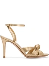 GIANVITO ROSSI KNOT DETAIL SANDALS