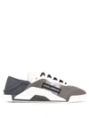 Dolce & Gabbana Ns1 Slip On Sneakers In Mixed Materials In Grey