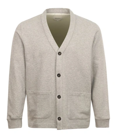 Norse Projects Vidar Jersey Button Cardigan Grey