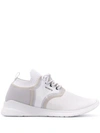 LACOSTE MESH PANEL RIBBED DETAIL SNEAKERS