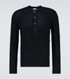 CMMN SWDN CURTIS CROCHET KNITTED POLO SHIRT,P00454645