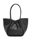 Proenza Schouler Women's Ruched Leather Tote In Black