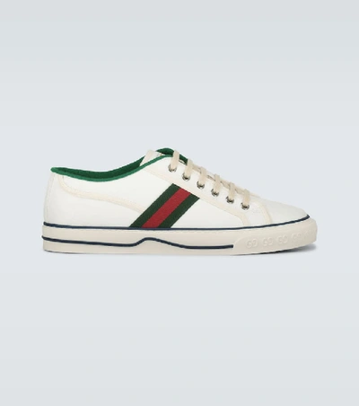 Gucci Tennis 1977 V Low Top Trainer In White