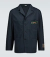 GUCCI COTTON JACKET WITH CARDBOARD LABELS,P00459446