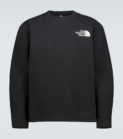 The North Face Technical Spacer Knit Sweatshirt In Black