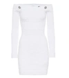 BALMAIN OFF-SHOULDER MINIDRESS,P00467257