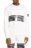 STONE ISLAND DRONE THREE CREWNECK SWEATSHIRT,721563094