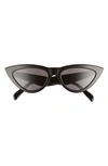 Celine Cl4019in 5601c Cat Eye Sunglasses In Shiny Black