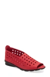 Arche 'drick' Flat In Lotus Nubuck Leather