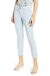 Ag Prima Mid-rise Cigarette Crop Jeans In Sulfur Water Mist