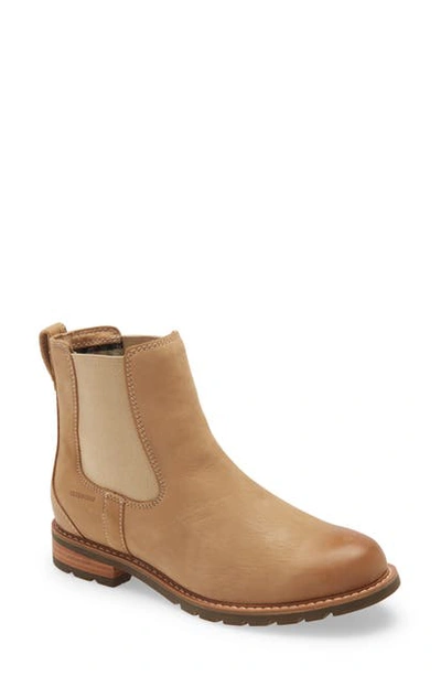 Ariat Wexford Waterproof Chelsea Boot In Sand Leather
