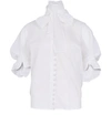 A CHEVAL PAMPA CHIQUITA BLOUSE,CHIQUITA BLOUSE-011-COTTON VOILE/WHITE