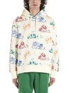 GUCCI GUCCI MICKEY MOUSE PRINT DRAWSTRING HOODIE