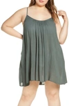Elan Cover-up Dress In Olive