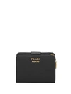 PRADA CHARM SAFFIANO WALLET