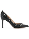 GIANVITO ROSSI POINTED BUCKLED PUMPS