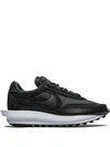 Nike X Sacai Ldwaffle "black Nylon" Sneakers In Black