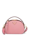 Prada Odette Saffiano Mini Bag In Pink