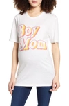 BUN MATERNITY BOY MOM MATERNITY GRAPHIC TEE,306