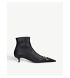 BALENCIAGA BB 40 LEATHER ANKLE BOOTS,32924291