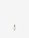 MONICA VINADER FIFI 18CT GOLD-PLATED VERMEIL AND MOONSTONE PENDANT CHARM,R00124404