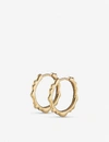 Monica Vinader Siren 18ct Gold-plated Hoop Earrings In 18ct Gold Vermeil