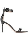 GIANVITO ROSSI 90MM CIRCLE BUCKLE SANDALS