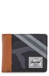 Herschel Supply Co Roy Rfid Wallet In Night Camo/ Grey/ Black