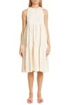 ROSETTA GETTY TIERED TRAPEZE DRESS,12205I5583