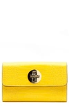 Frances Valentine Kelly Leather Crossbody Bag In Yellow