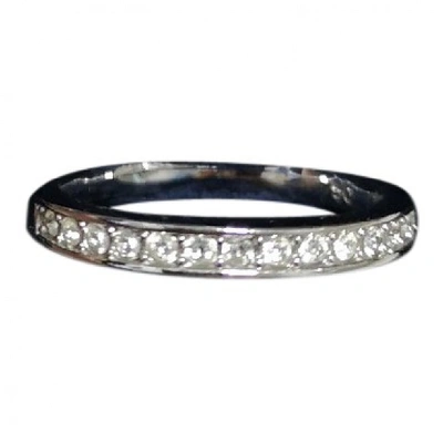 Pre-owned Swarovski Silver Ring