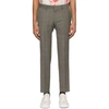 TIGER OF SWEDEN GREY CHECK TORD TROUSERS