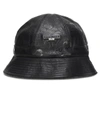 MARINE SERRE LEATHER BUCKET HAT,P00445169