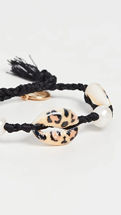 Venessa Arizaga Moonlight Beach Bracelet In Leopard