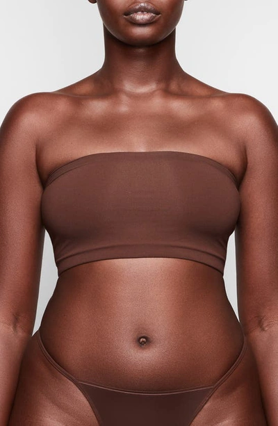 Skims Fits Everybody Bandeau Bralette In Cocoa