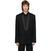 BALENCIAGA BALENCIAGA BLACK SEAMLESS TUXEDO BLAZER