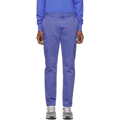 Aimé Leon Dore Aime Leon Dore Blue French Logo Lounge Trousers In Amparo Blue