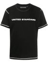 United Standard Crew Neck Printed Logo T-shirt In Black