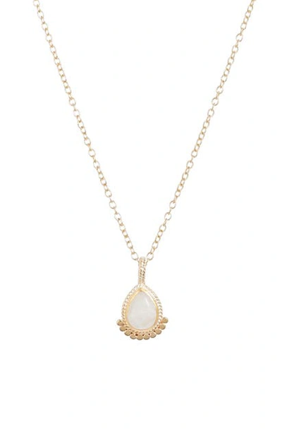 Anna Beck Moonstone Teardrop Pendant Necklace (nordstrom Exclusive) In Gold/ Moonstone